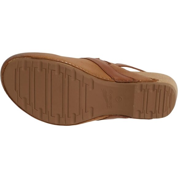 NEW Dansko Tammy Clogs - Leather For Women in tan 7255s3 - Picture 7 of 8
